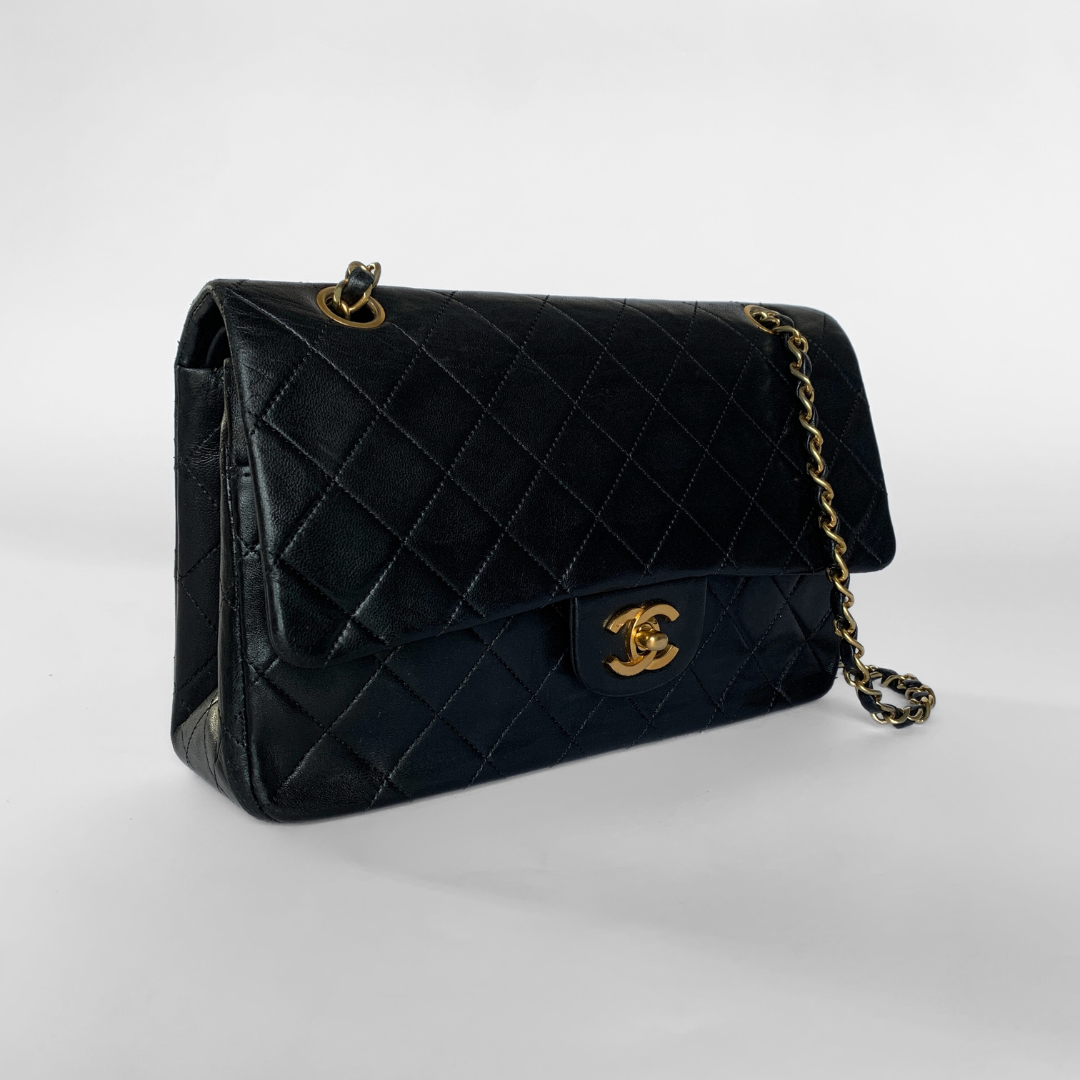 Chanel Chanel Classic Double Flap Bag Medium Lambskin Leather - Handbags - Etoile Luxury Vintage