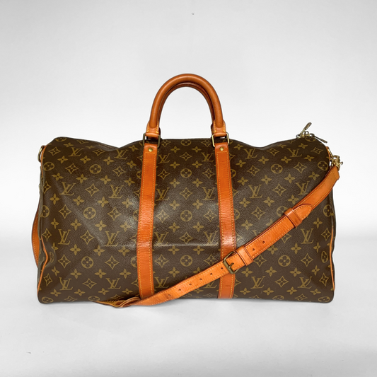 Louis Vuitton Louis Vuitton Keepall 50 Bandouli&egrave;re Monogram Canvas - Handbags - Etoile Luxury Vintage