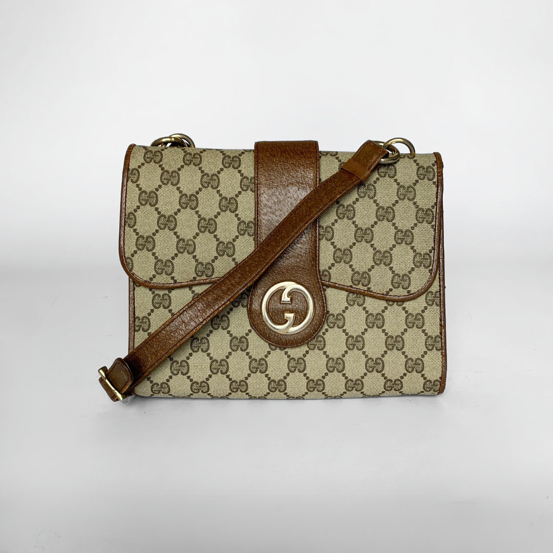 Gucci Gucci Shoulder Bag Monogram Canvas - Shoulder bags - Etoile Luxury Vintage