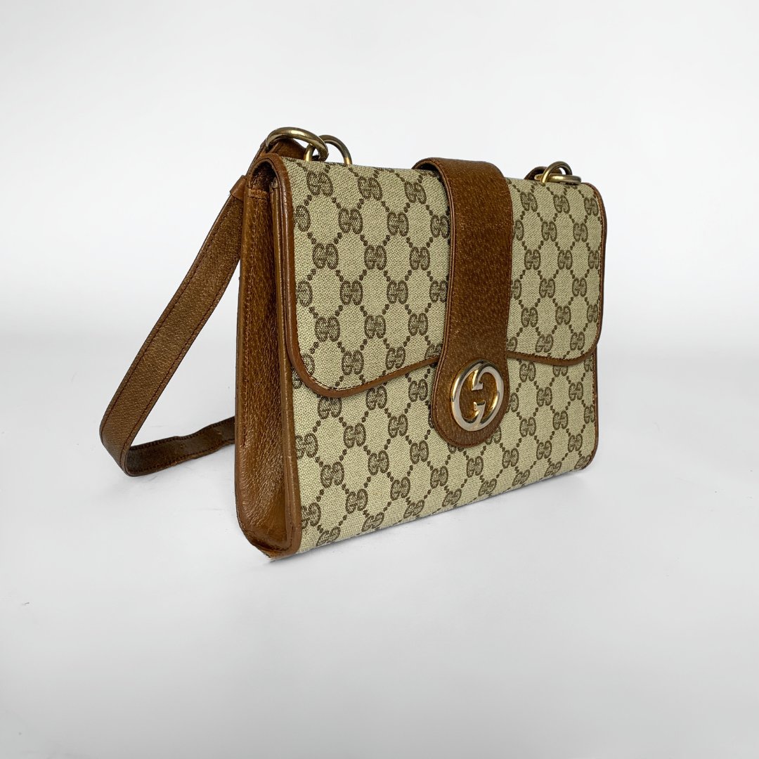 Gucci Gucci Shoulder Bag Monogram Canvas - Shoulder bags - Etoile Luxury Vintage