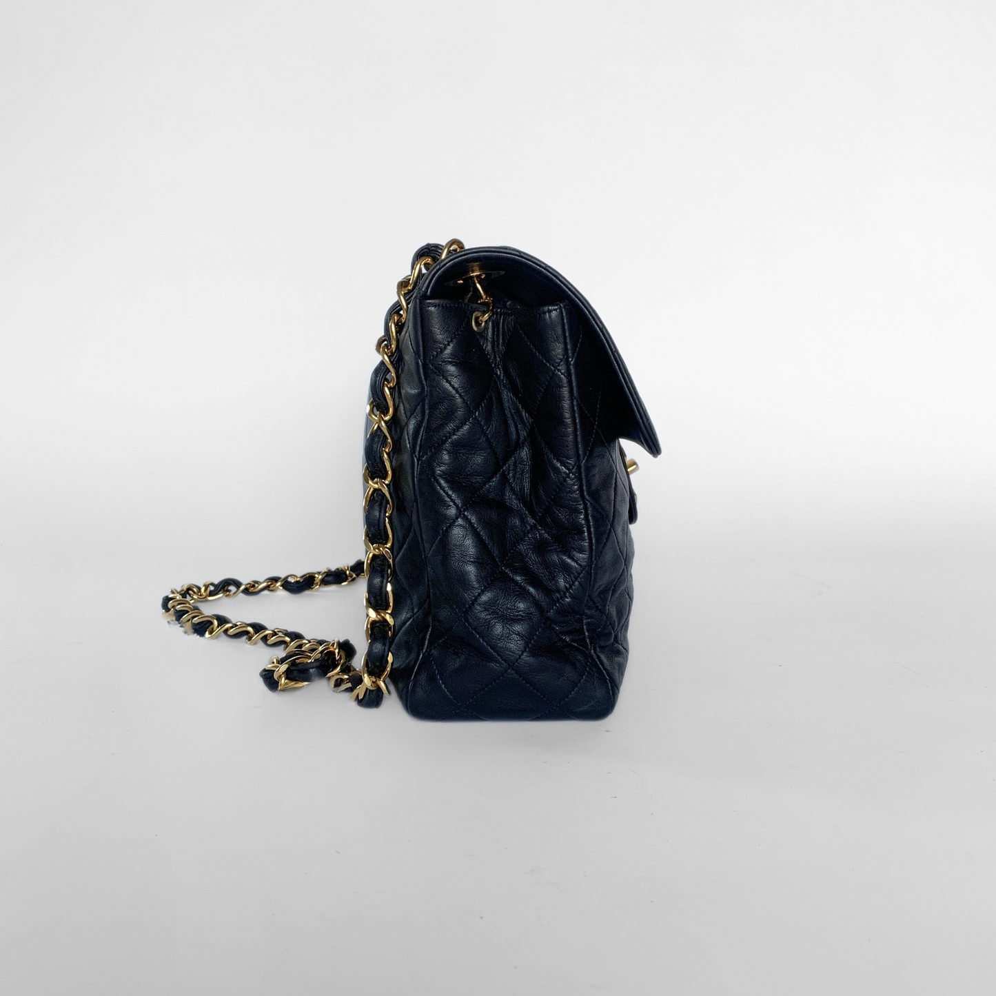 Chanel Classic Flap Bag Maxi Lambskin Leather