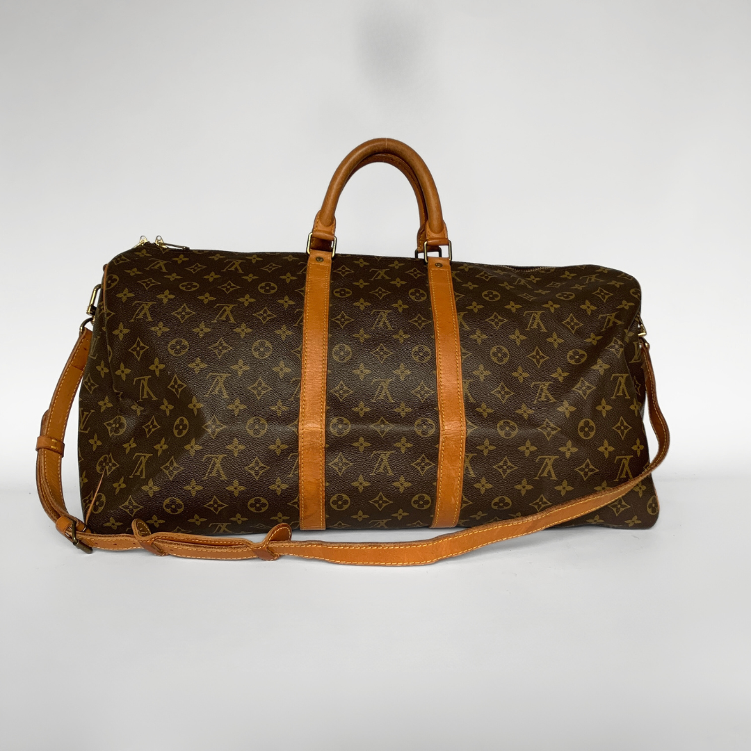 Louis Vuitton Louis Vuitton Keepall 55 Bandouli&egrave;re Monogram Canvas - Handbags - Etoile Luxury Vintage