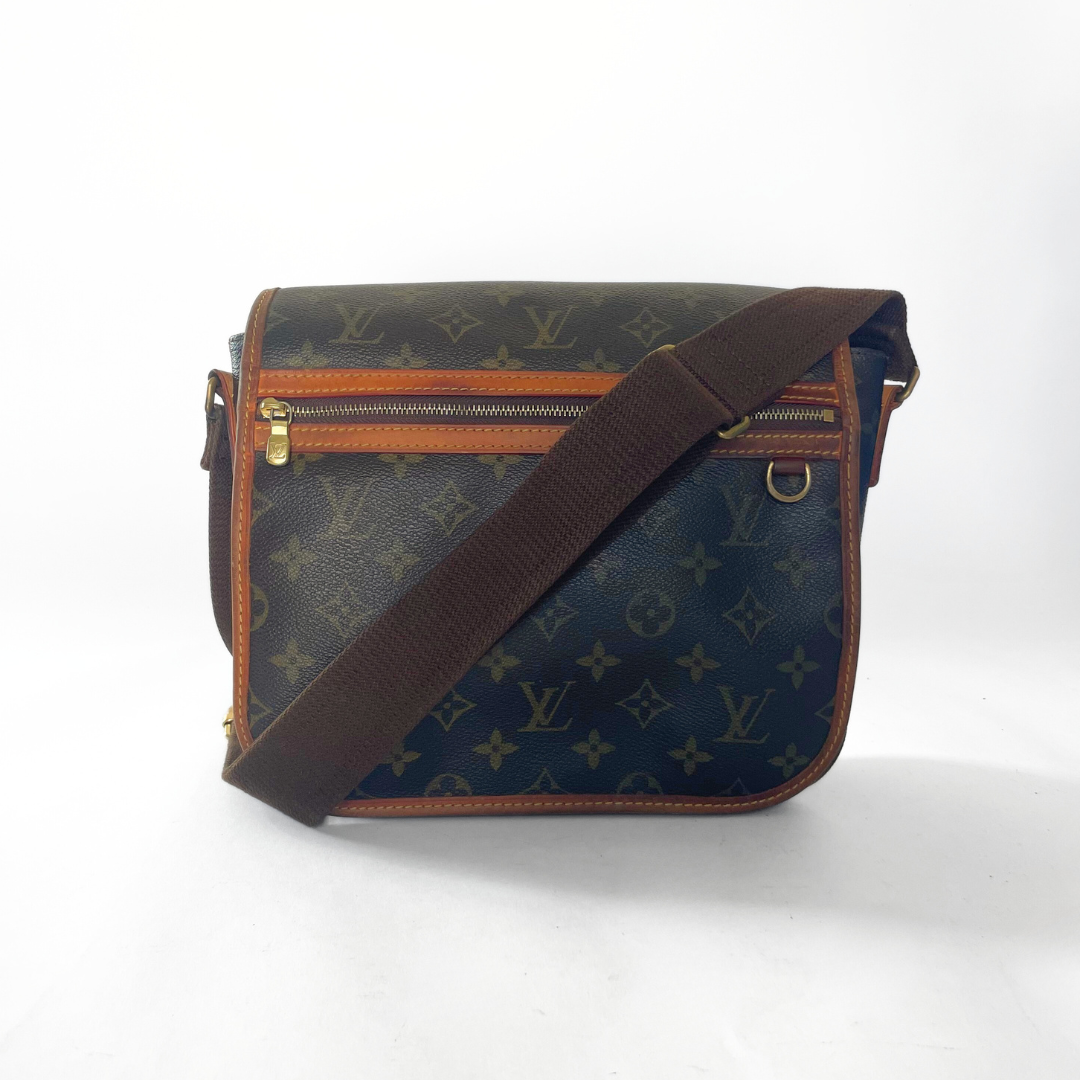 Louis Vuitton Bosphore Messenger in Monogram Canvas.