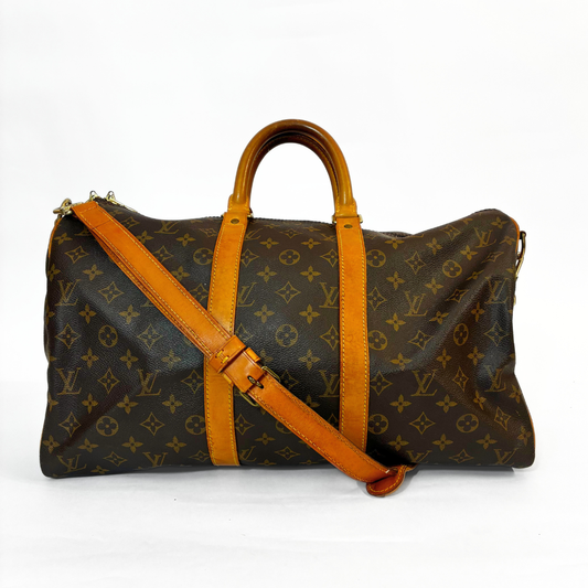 Louis Vuitton Keepall 45 Bandoulière Strap Monogram Canvas