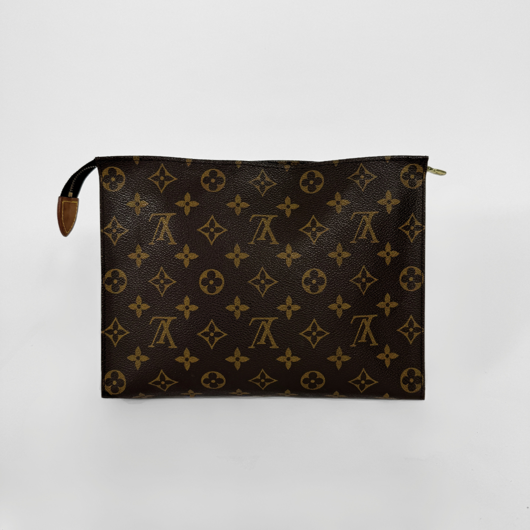 Louis Vuitton Pouch Monogram Canvas on a white background