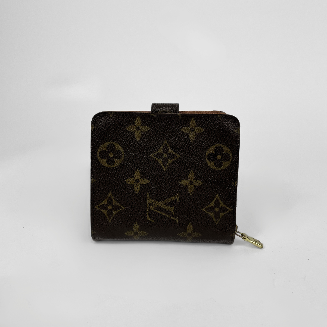 Louis Vuitton Zipper Wallet on a white background