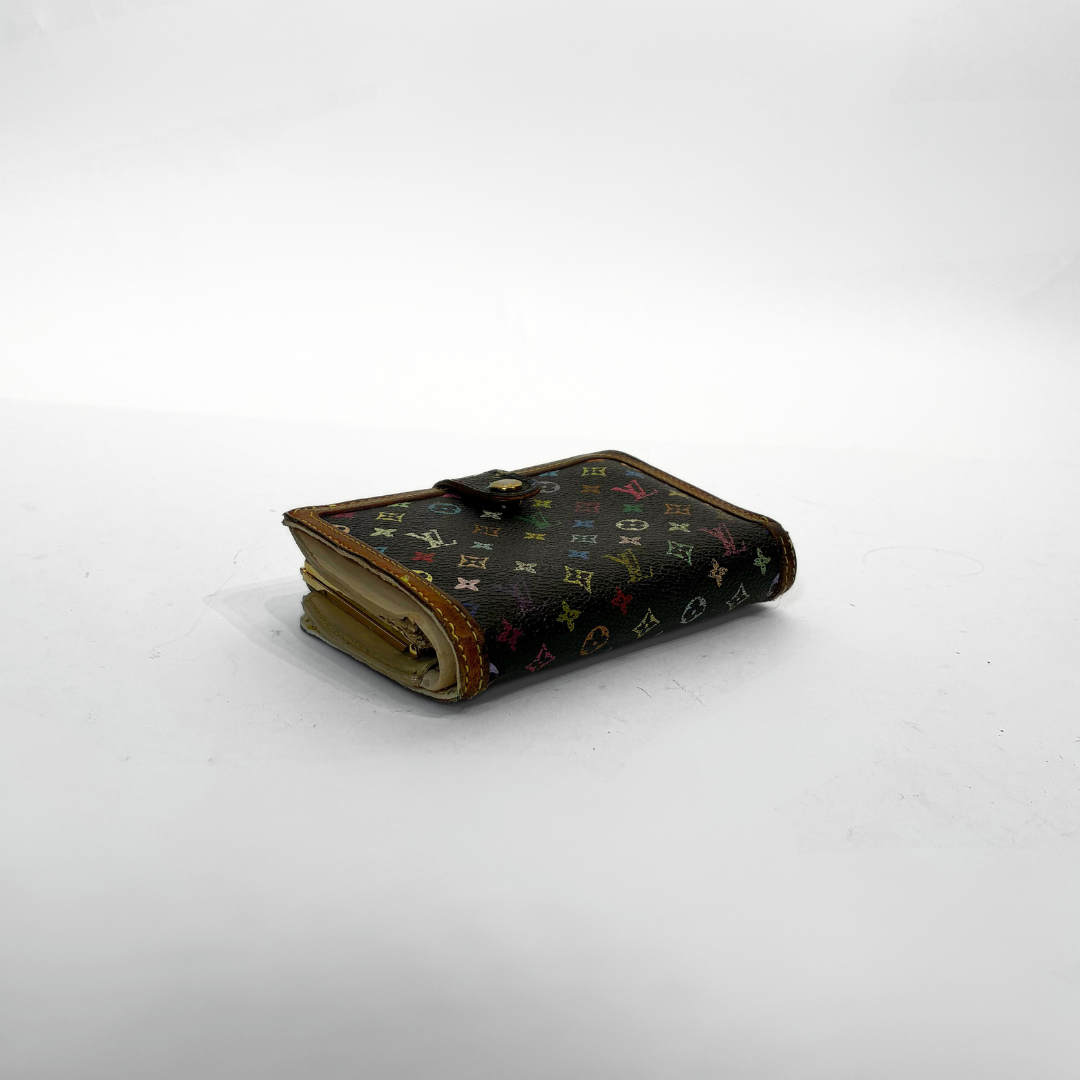 Louis Vuitton Medium Clip Wallet Multicolor Canvas