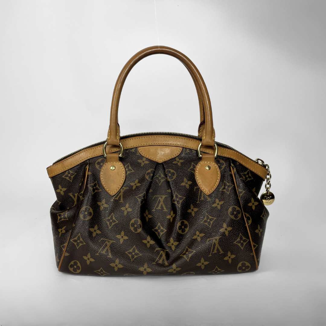 Louis Vuitton Tivoli PM Monogram on a white background