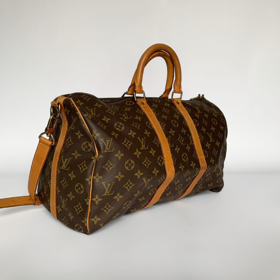 Louis Vuitton Louis Vuitton Keepall 45 Bandouli&egrave;re Monogram Canvas - Travel bags - Etoile Luxury Vintage