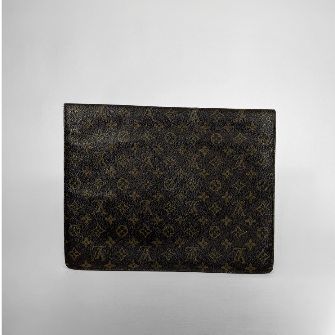 Louis Vuitton Clutch Monogram Canvas on a white background