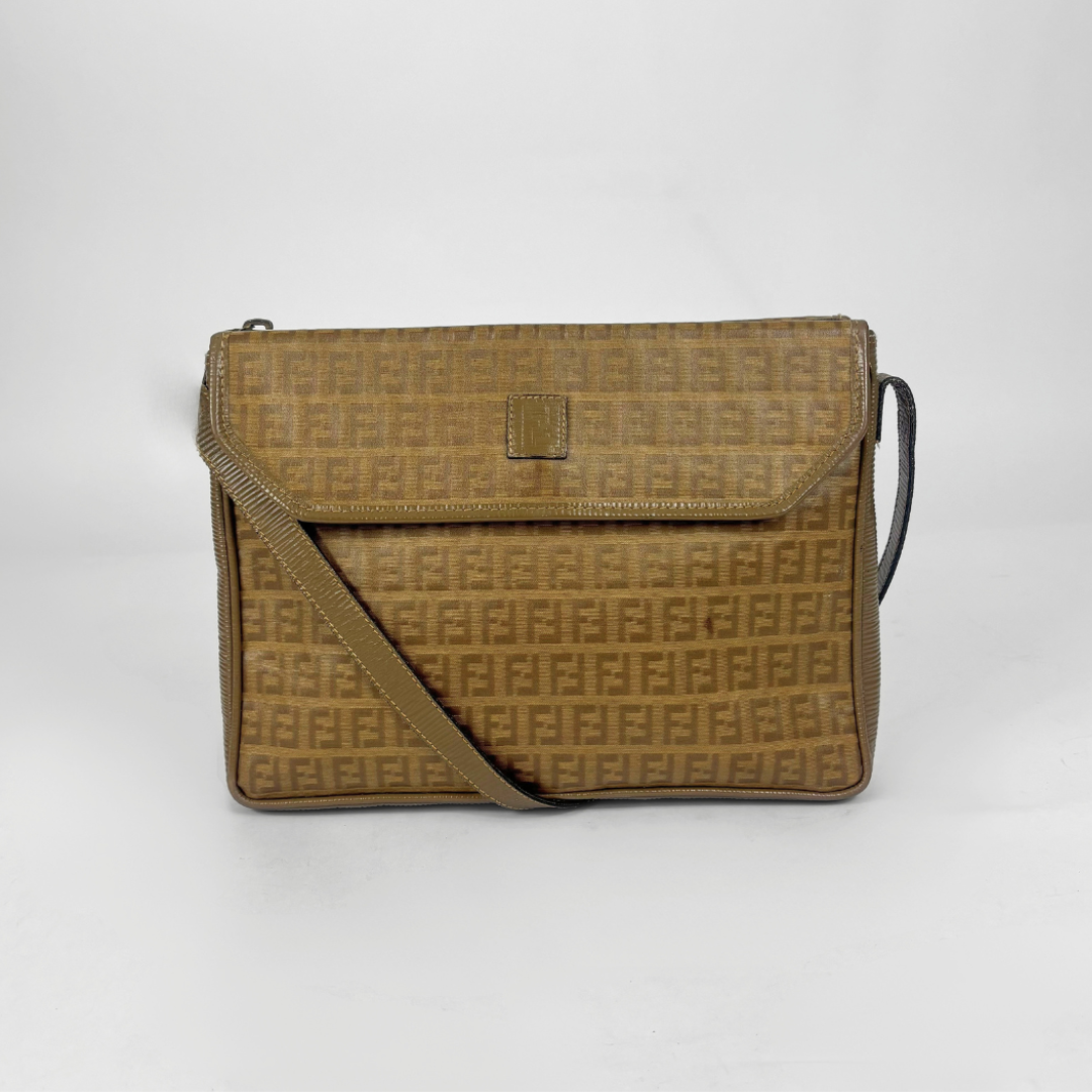 Fendi PVC Crossbody Bag on a white background