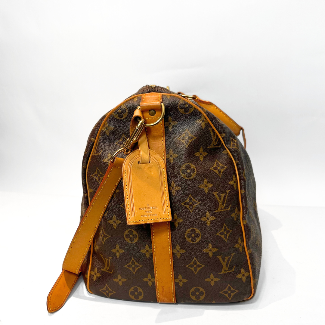 Louis Vuitton Keepall 55 Strap Monogram Canvas