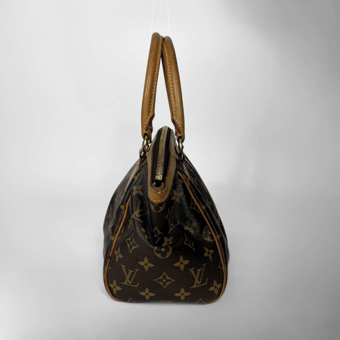 Louis Vuitton Tivoli PM Monogram on a white background
