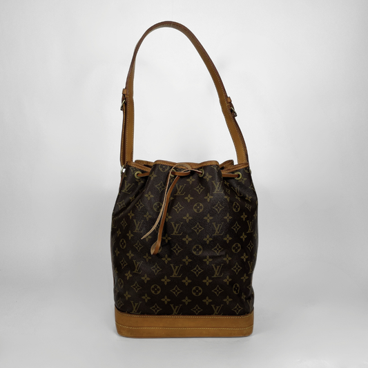 Louis Vuitton Noé Monogram Canvas on a white background
