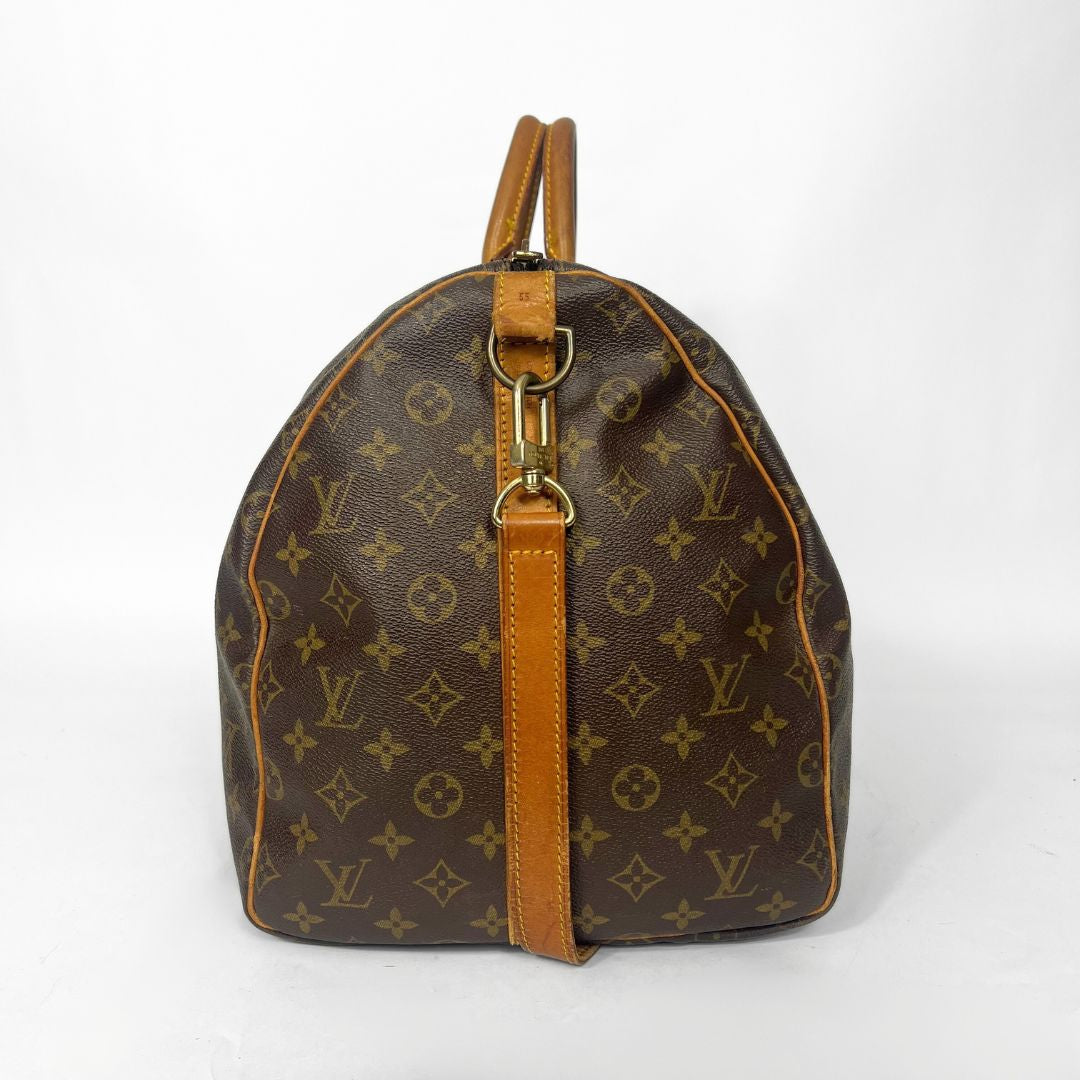 Louis Vuitton Louis Vuitton Keepall 55 Strap Monogram Canvas - Travel bags - Etoile Luxury Vintage
