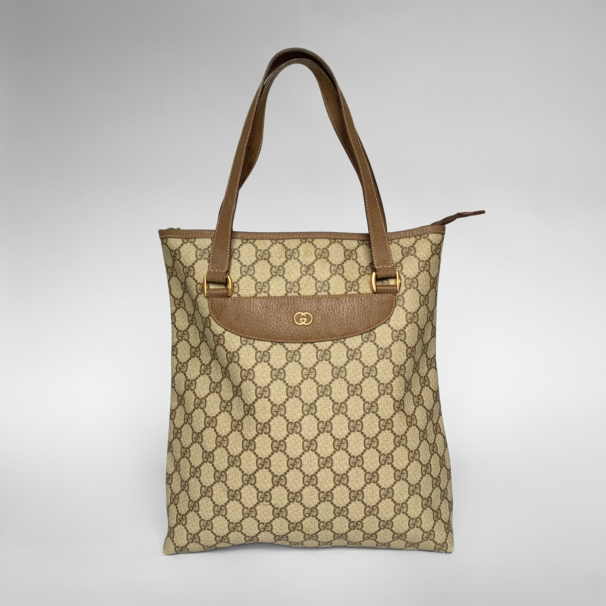 Gucci Gucci Handbag Tall Monogram Canvas - Handbags - Etoile Luxury Vintage