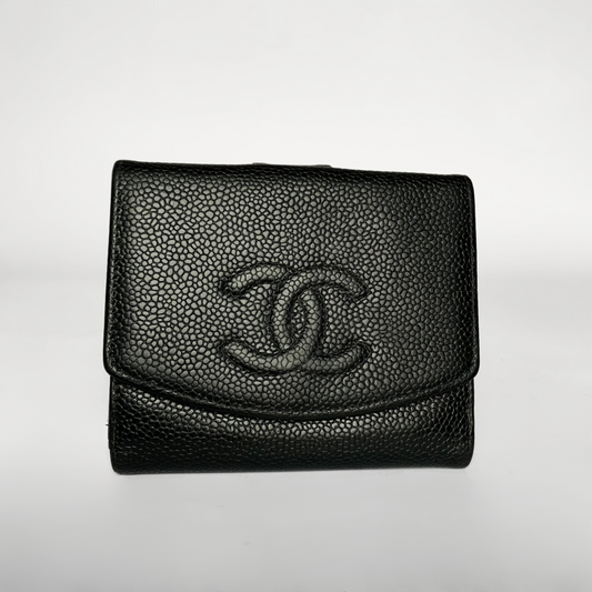 Chanel Chanel CC Wallet Small Caviar Leather - Wallets - Etoile Luxury Vintage