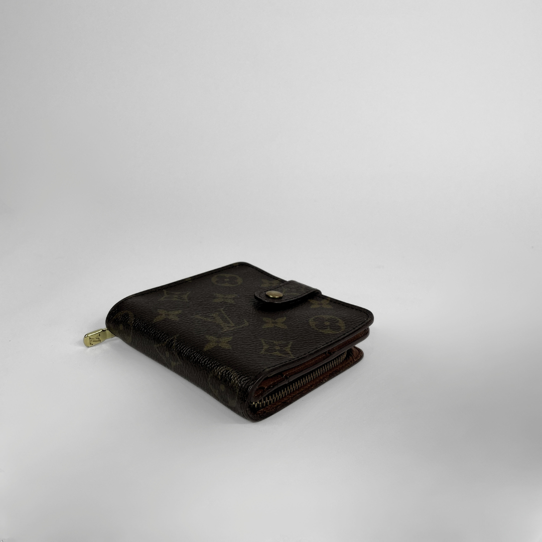 Louis Vuitton Zipper Wallet on a white background
