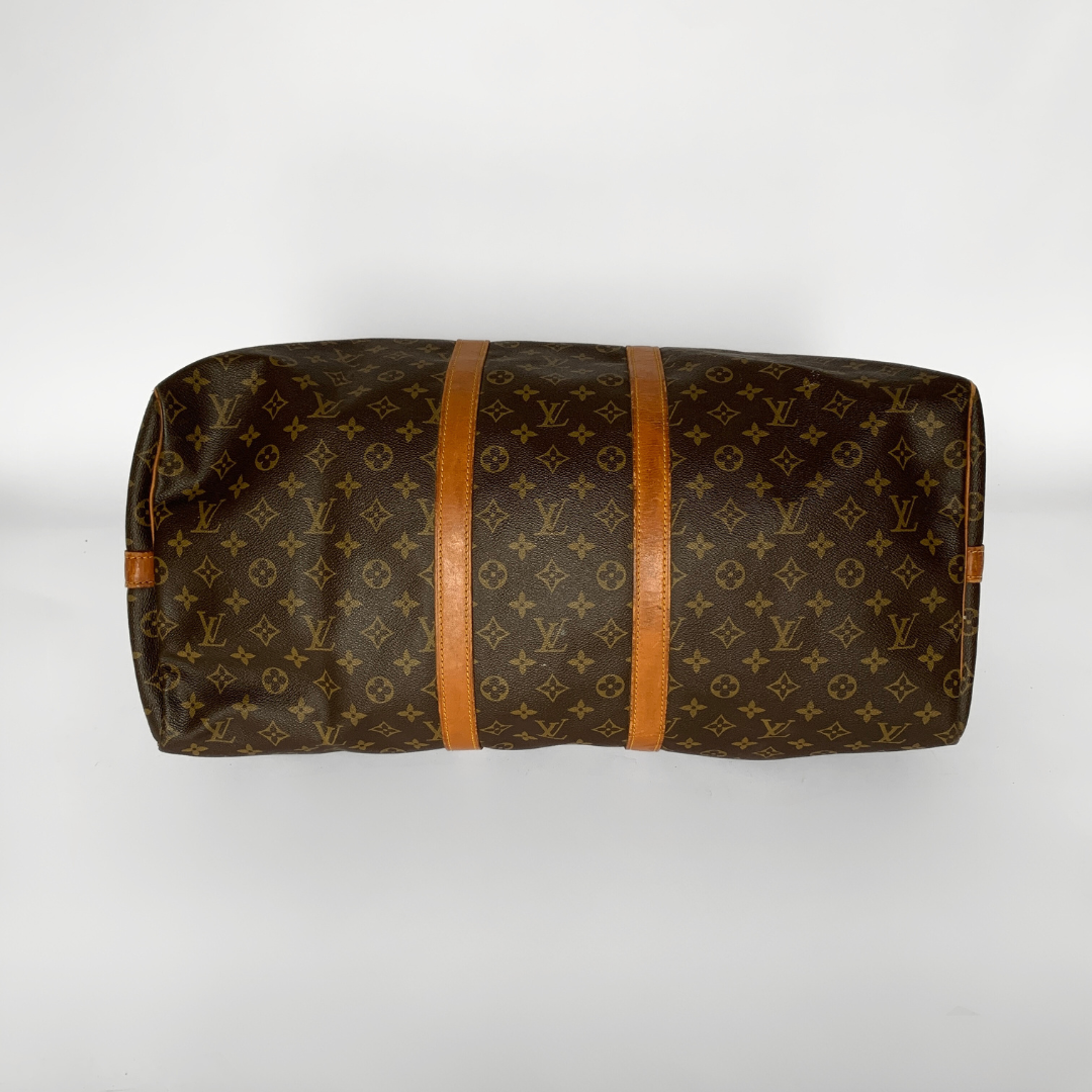 Louis Vuitton Louis Vuitton Keepall 55 Bandouli&egrave;re Monogram Canvas - Handbags - Etoile Luxury Vintage