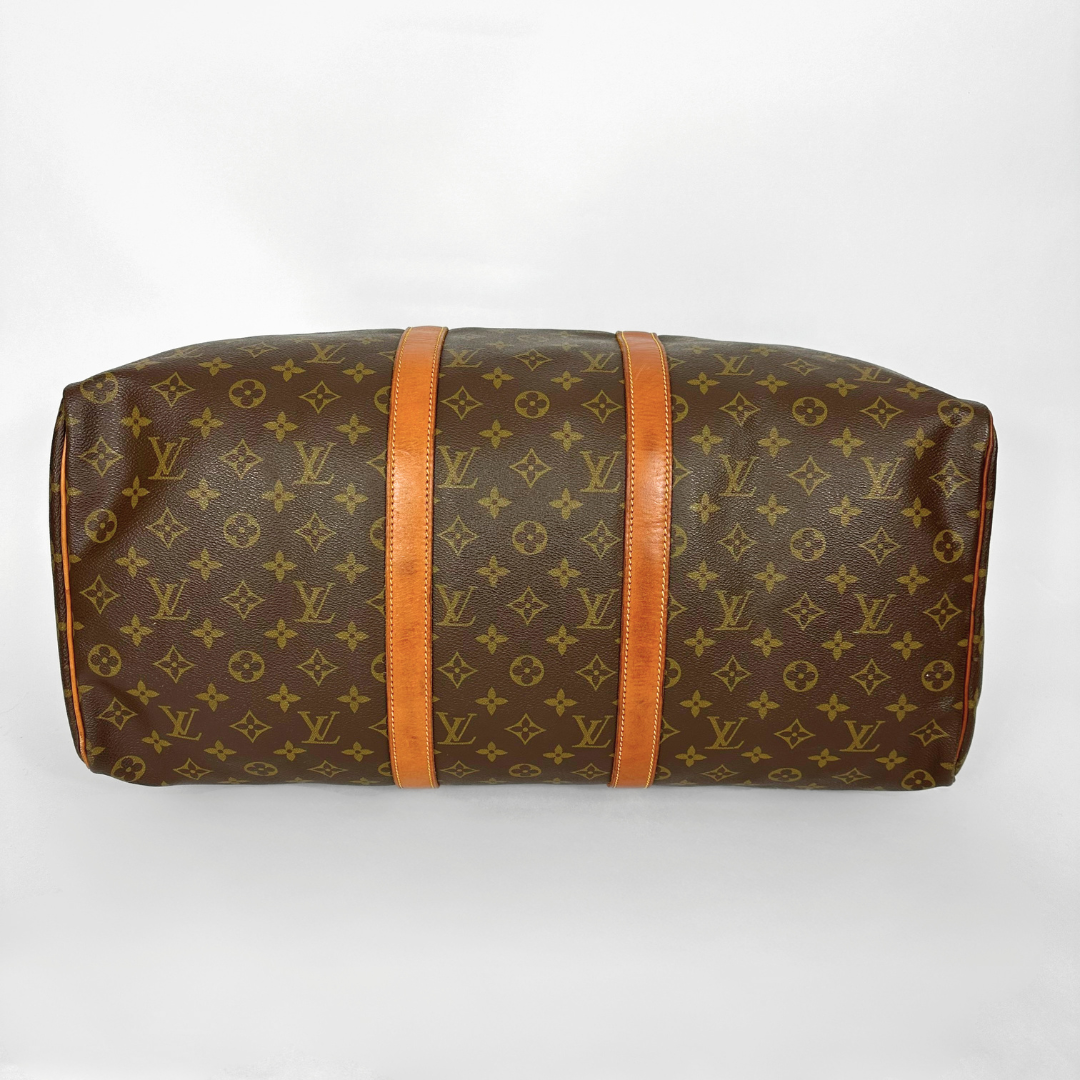 Louis Vuitton Keepall 50 Vintage on a white background