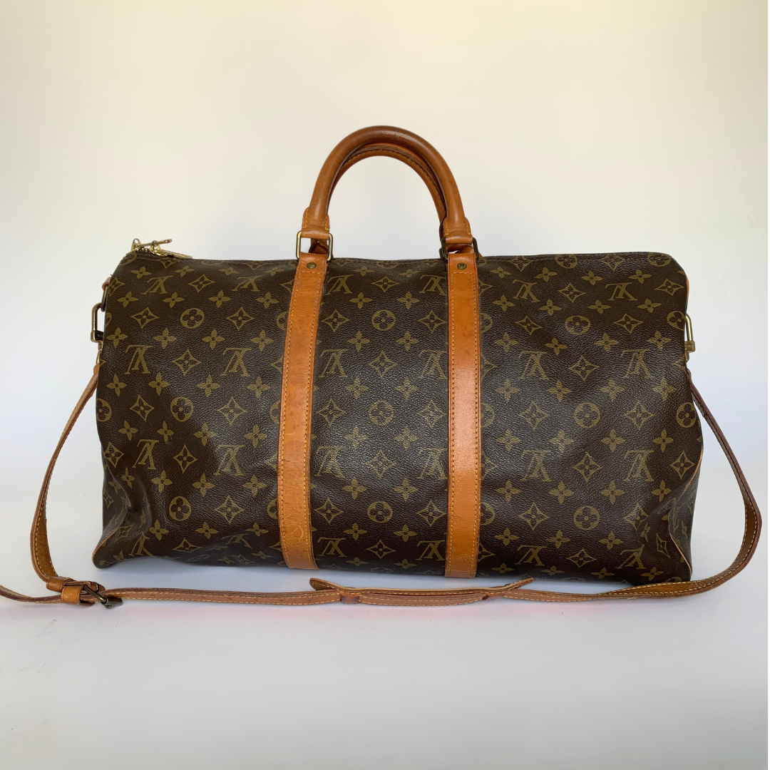 Louis Vuitton Louis Vuitton Keepall 50 Bandouli&egrave;re Monogram Canvas - Handbags - Etoile Luxury Vintage