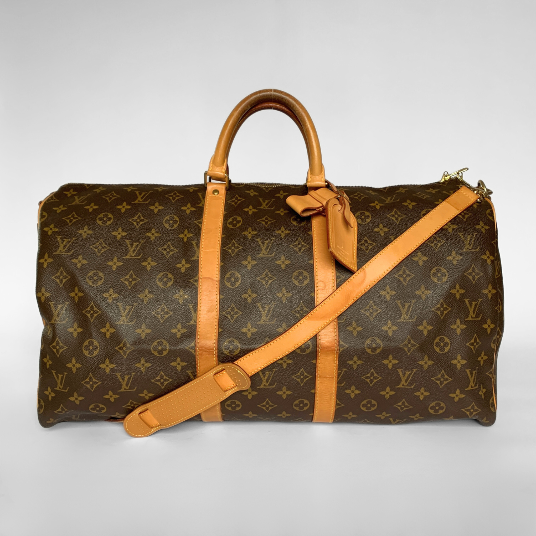 Louis Vuitton Louis Vuitton Keepall 55 Bandouli&egrave;re Monogram Canvas - Travel bags - Etoile Luxury Vintage