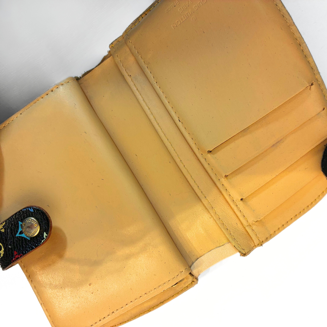 Louis Vuitton Medium Clip Wallet Multicolor Canvas