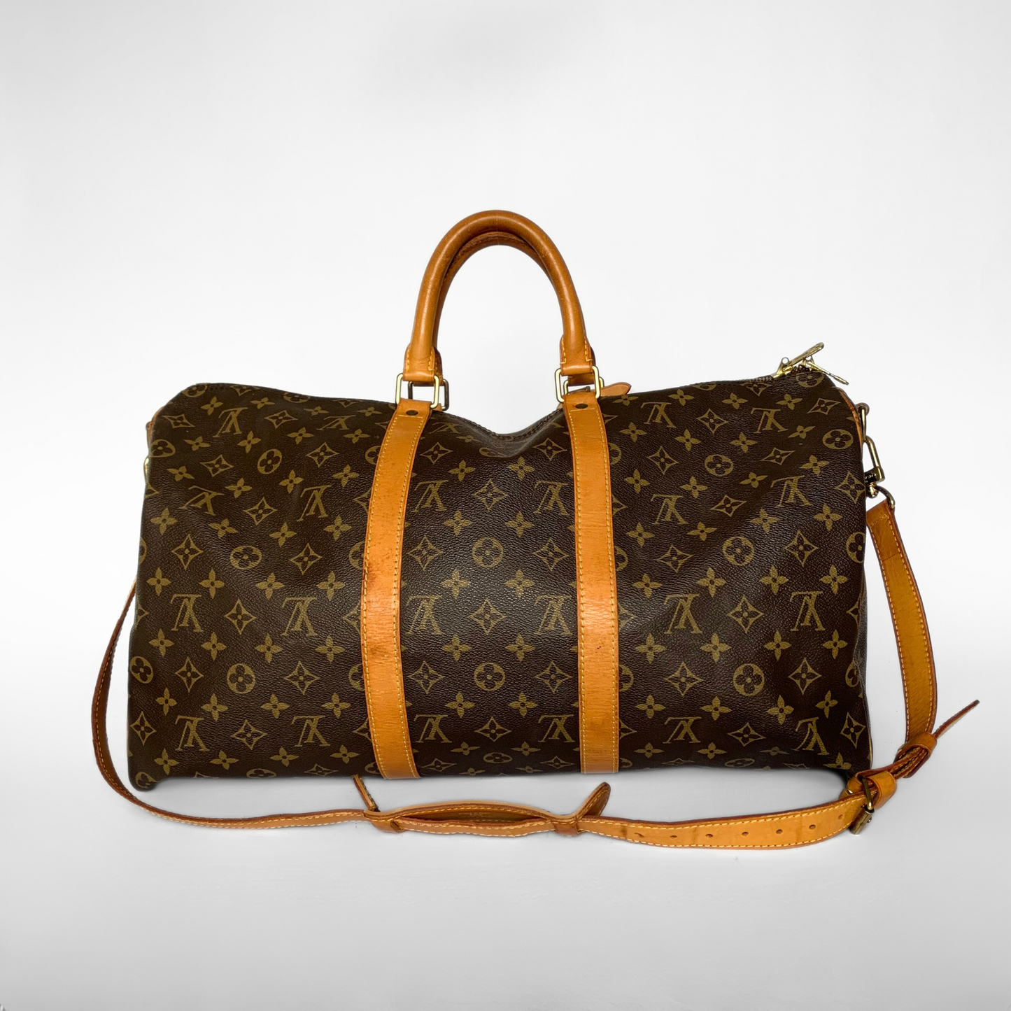 Louis Vuitton Louis Vuitton Keepall 50 Bandouli&egrave;re Monogram Canvas - Travel bags - Etoile Luxury Vintage