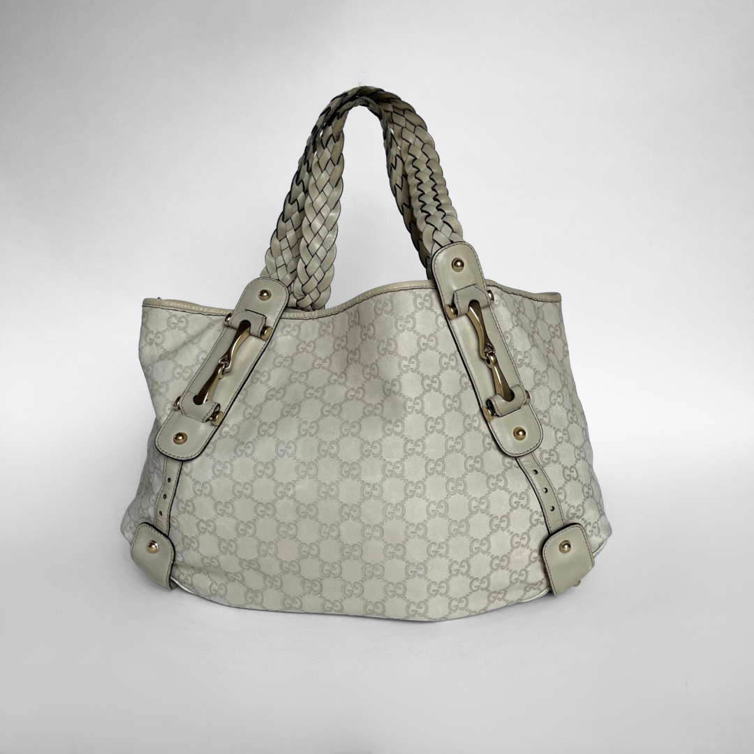 Gucci Gucci Shopper 2 Way Su&egrave;de Leather - Shoulder bags - Etoile Luxury Vintage