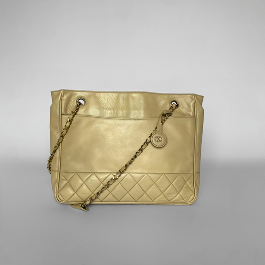 Chanel Chanel Shopper Lambskin Leather - Handbags - Etoile Luxury Vintage