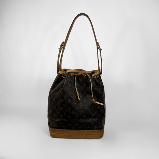 Louis Vuitton Noé Monogram Canvas on a white background