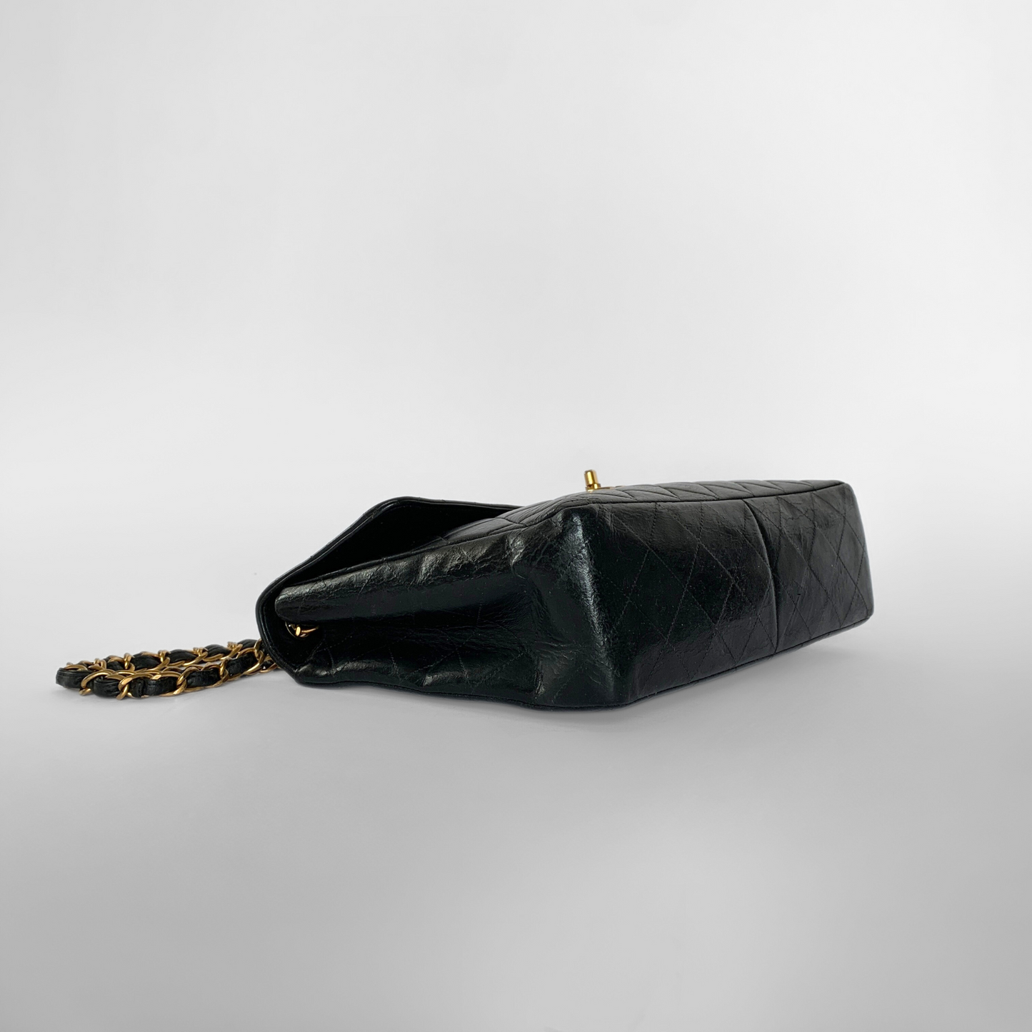 Chanel Classic Flap Bag Maxi Lambskin Leather