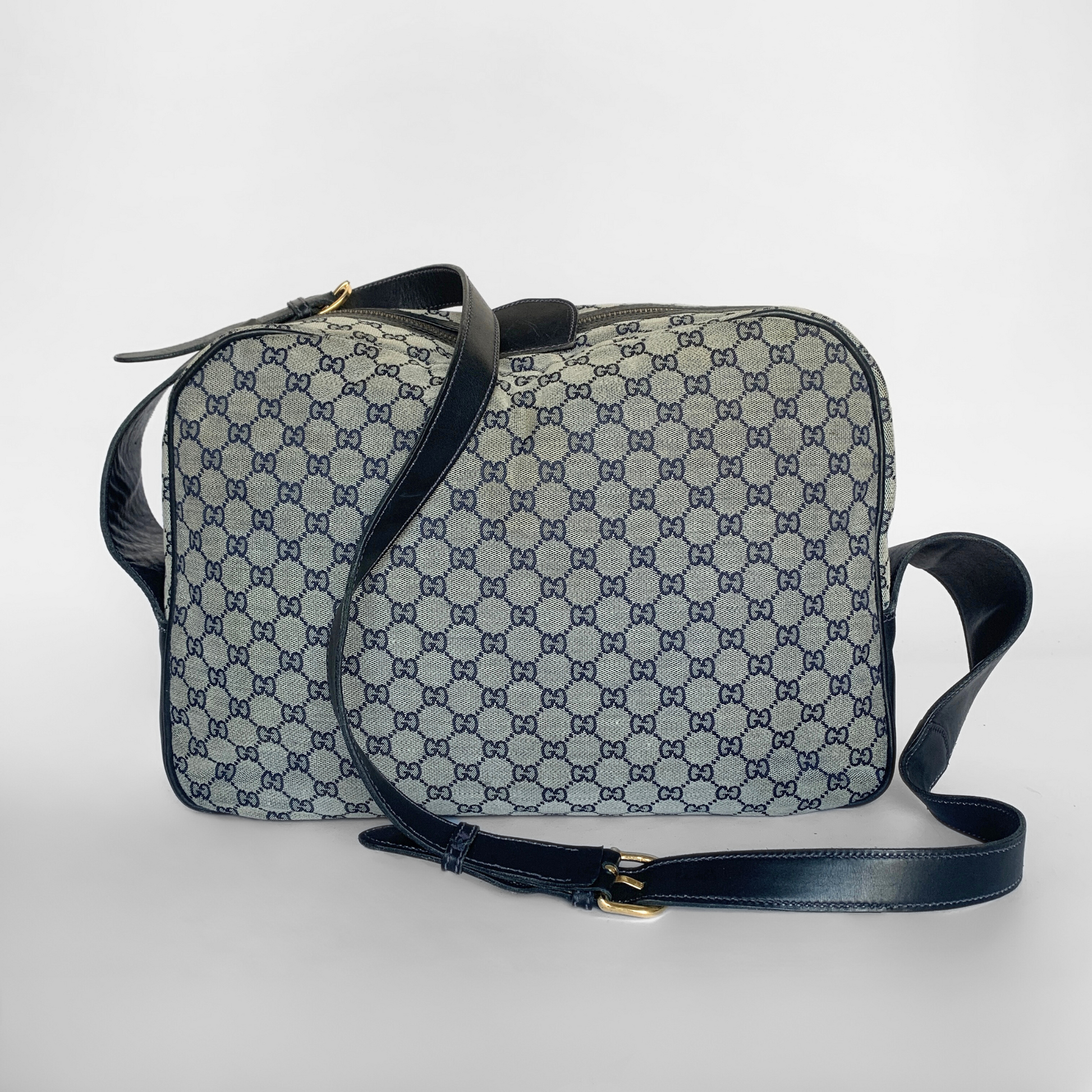 Gucci Gucci Travel Shoulder Bag Monogram Canvas - Crossbody bags - Etoile Luxury Vintage