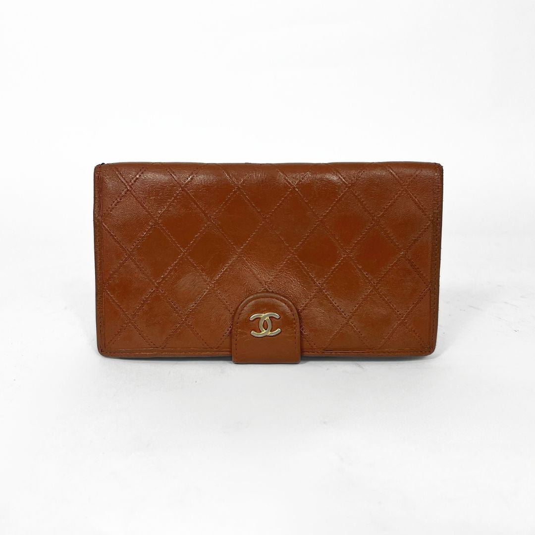 Chanel Chanel Wallet Brown Lambskin - Wallets - Etoile Luxury Vintage