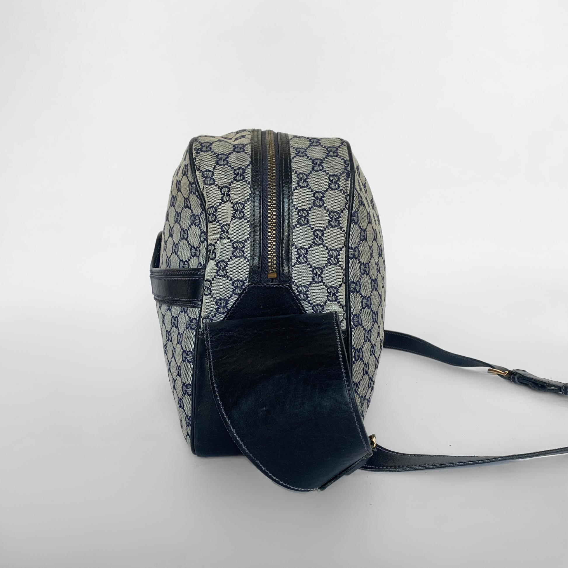 Gucci Gucci Travel Shoulder Bag Monogram Canvas - Crossbody bags - Etoile Luxury Vintage