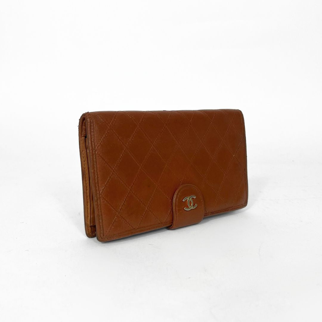 Chanel Chanel Wallet Brown Lambskin - Wallets - Etoile Luxury Vintage