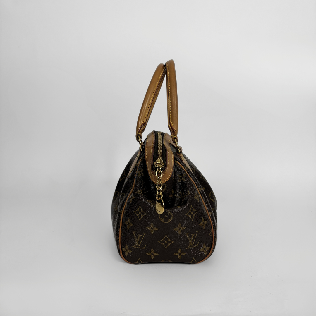 Louis Vuitton Tivoli PM Monogram on a white background