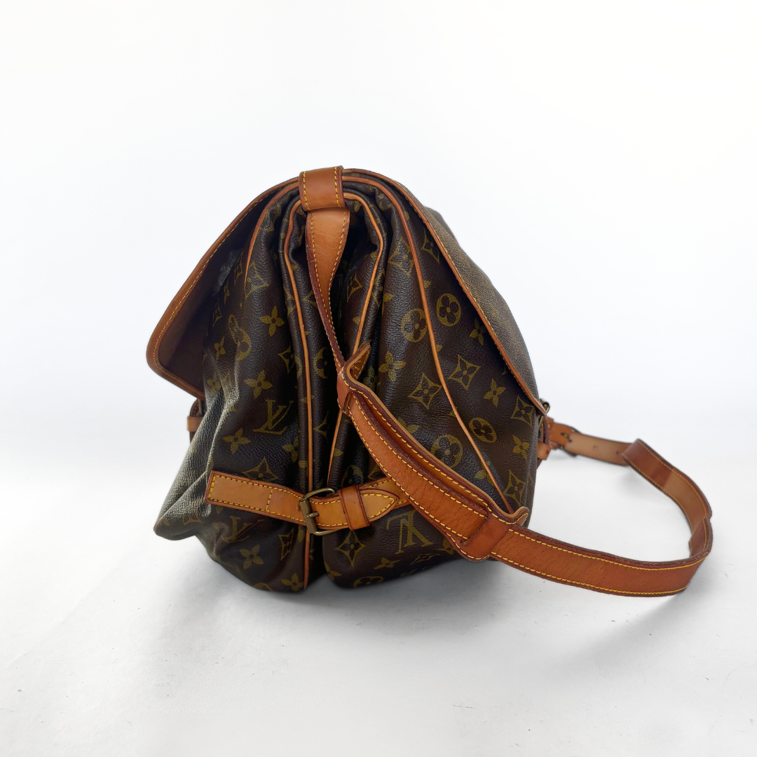 Louis Vuitton Saumur 35 Monogram Canvas