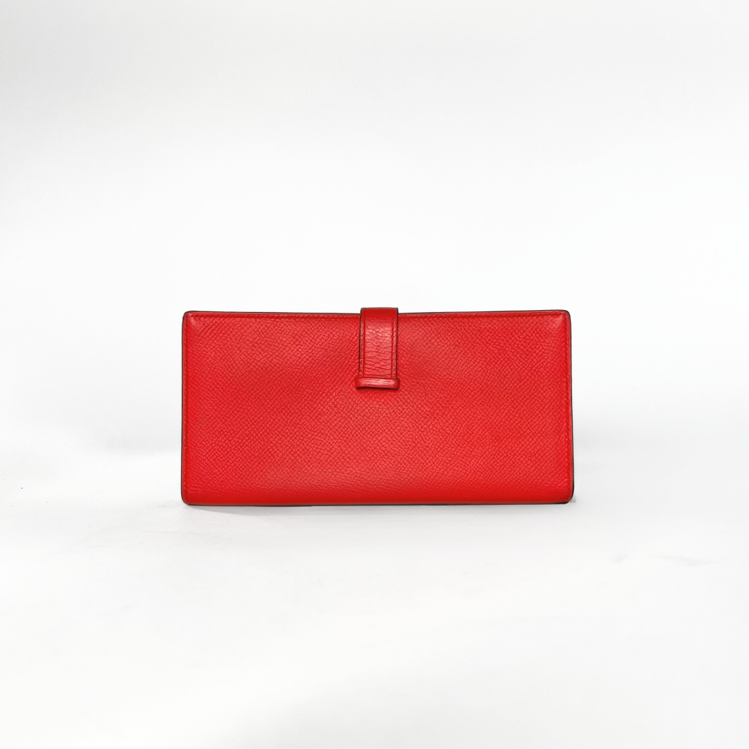 6. Hermès Bearn Wallet Epsom Leather