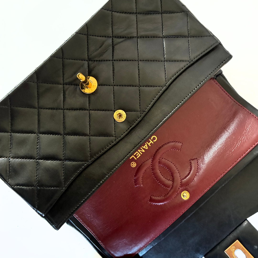 Chanel Classic Flap Bag Small Lambskin Leather