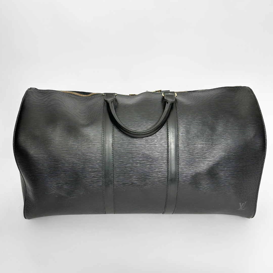 Louis Vuitton Epi black 50 Keepall back view