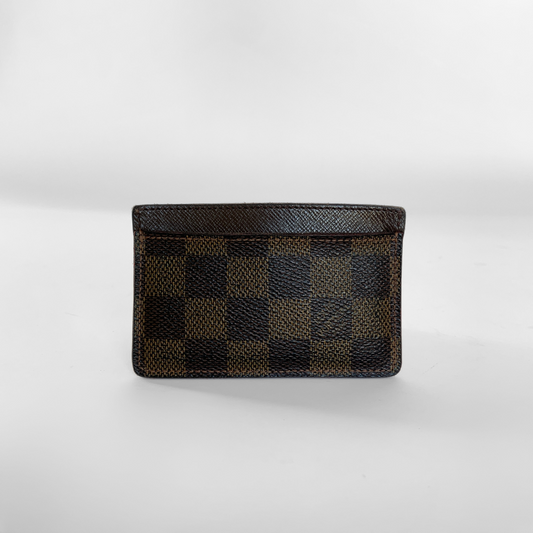 Louis Vuitton Cardcase Damier Ebene Canvas