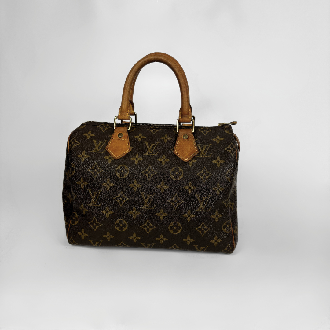 Louis Vuitton Speedy 25 on a white background