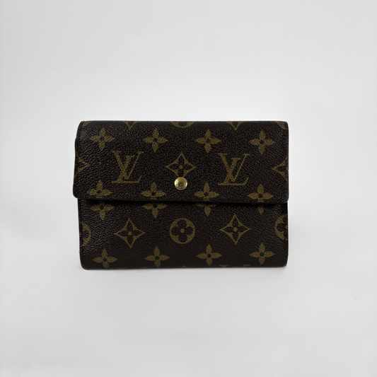 Louis Vuitton International Wallet Medium on a white background