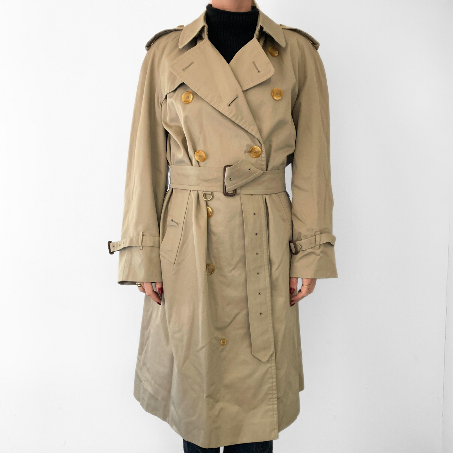 Burberry Burberry Trench Coat Cotton - Coats - Etoile Luxury Vintage