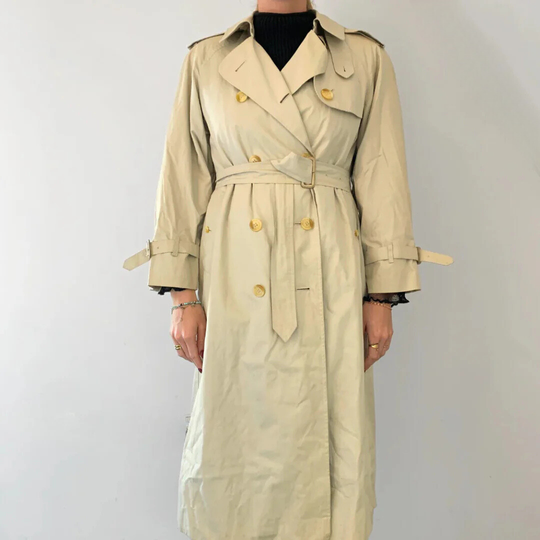 Burberry Burberry Trench Coat Cotton - Coats - Etoile Luxury Vintage