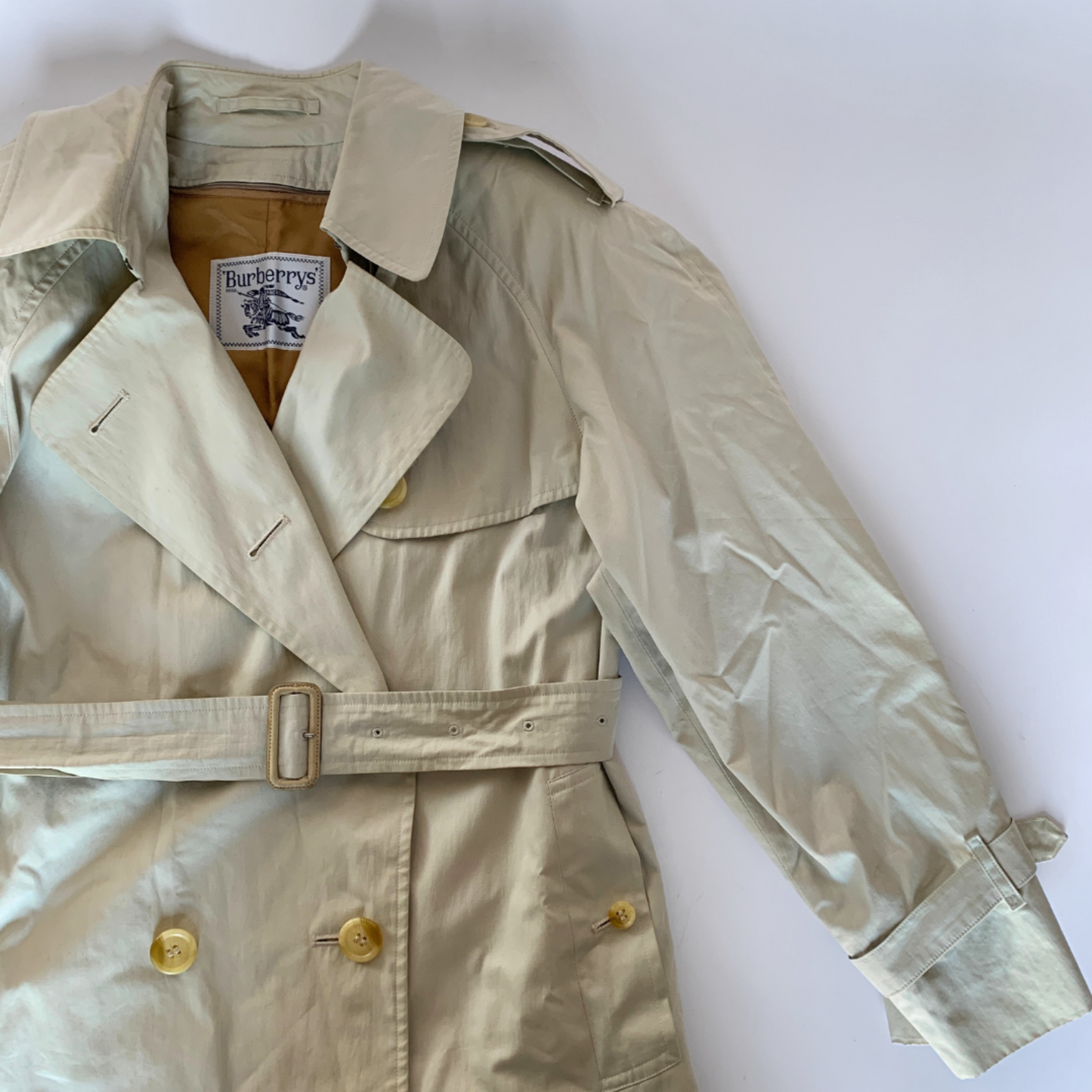 Burberry Burberry Trench Coat Cotton - Coats - Etoile Luxury Vintage